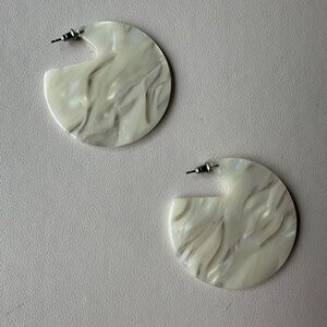 Machete Jewelry | Clare Fortune Earring |Pearlescent Acetate